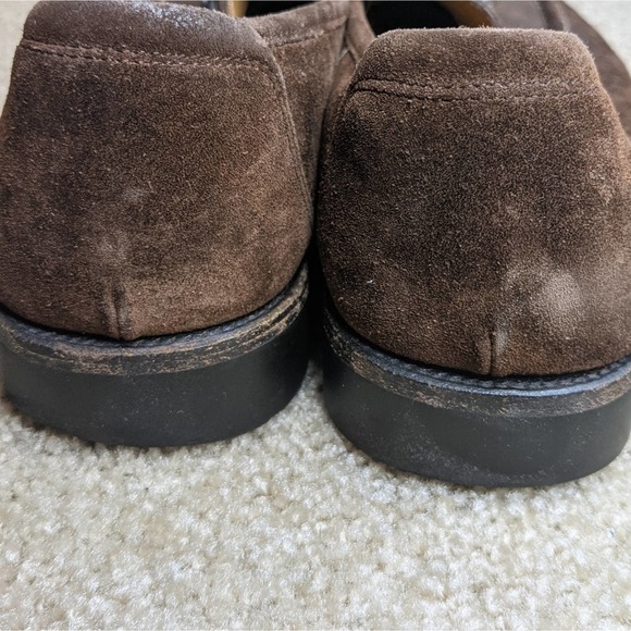 Salvatore Ferragamo Men\'s Brown Suede Loafers Size 12 main image 8